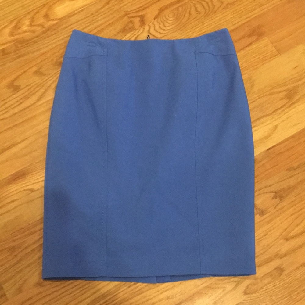 Ann Taylor Blue Pencil Skirt